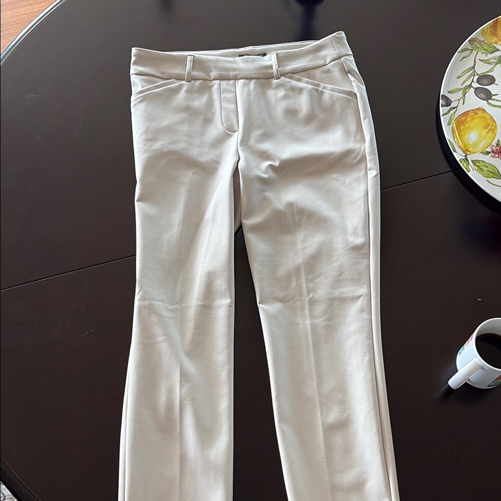 Rachel Zoe Cream Ankle Pants